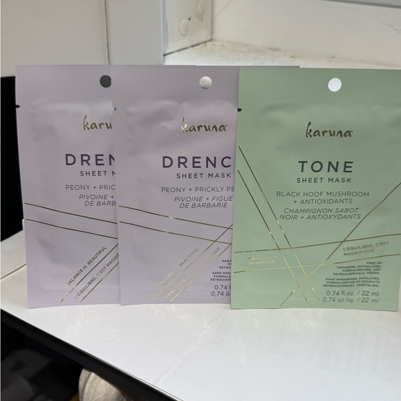 💥Karuna Drench and Tone Duo Sheet Face Mask Kit - Set of 3💥 - Picture 15 of 16